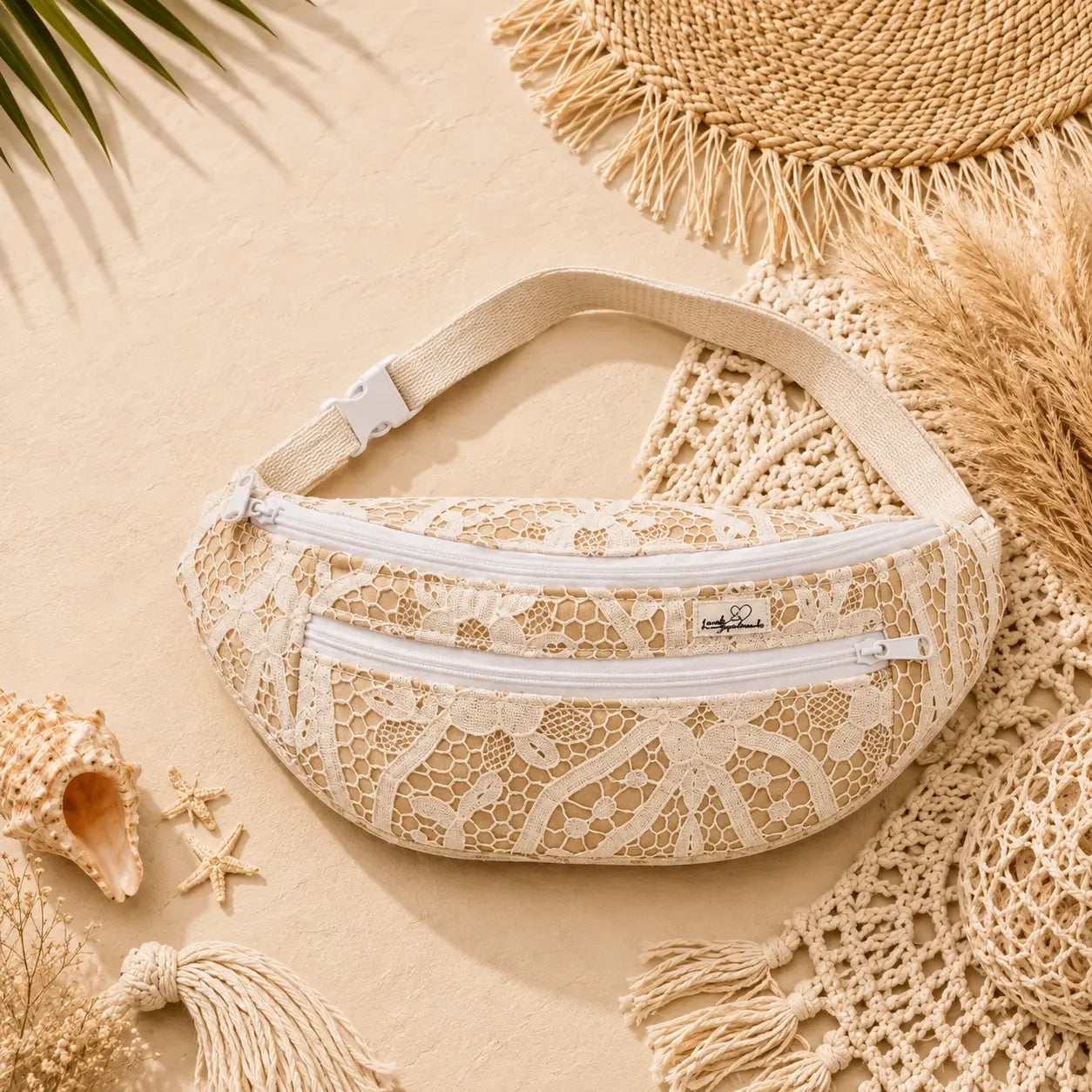 Χειροποίητο Banana Bag Boho Lace